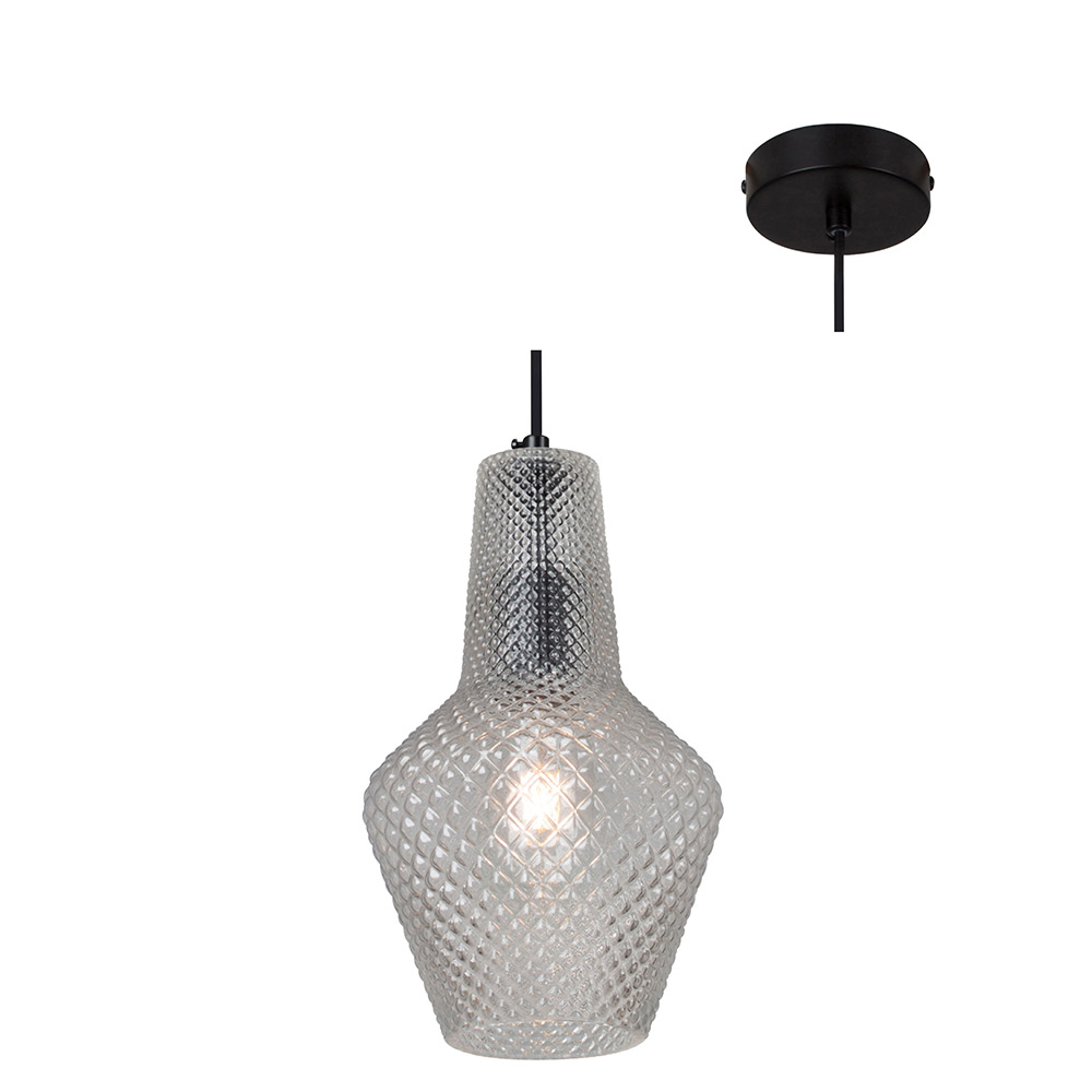Milano Pendant Large Clear Glass (P797CL)