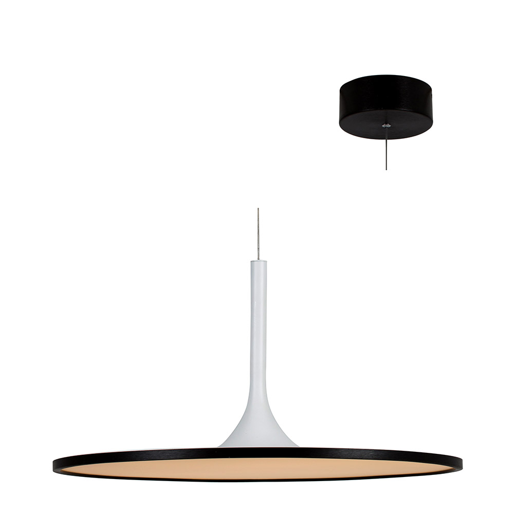 White Florence Pendant - Florence Pendant 45w, P803. (P803)