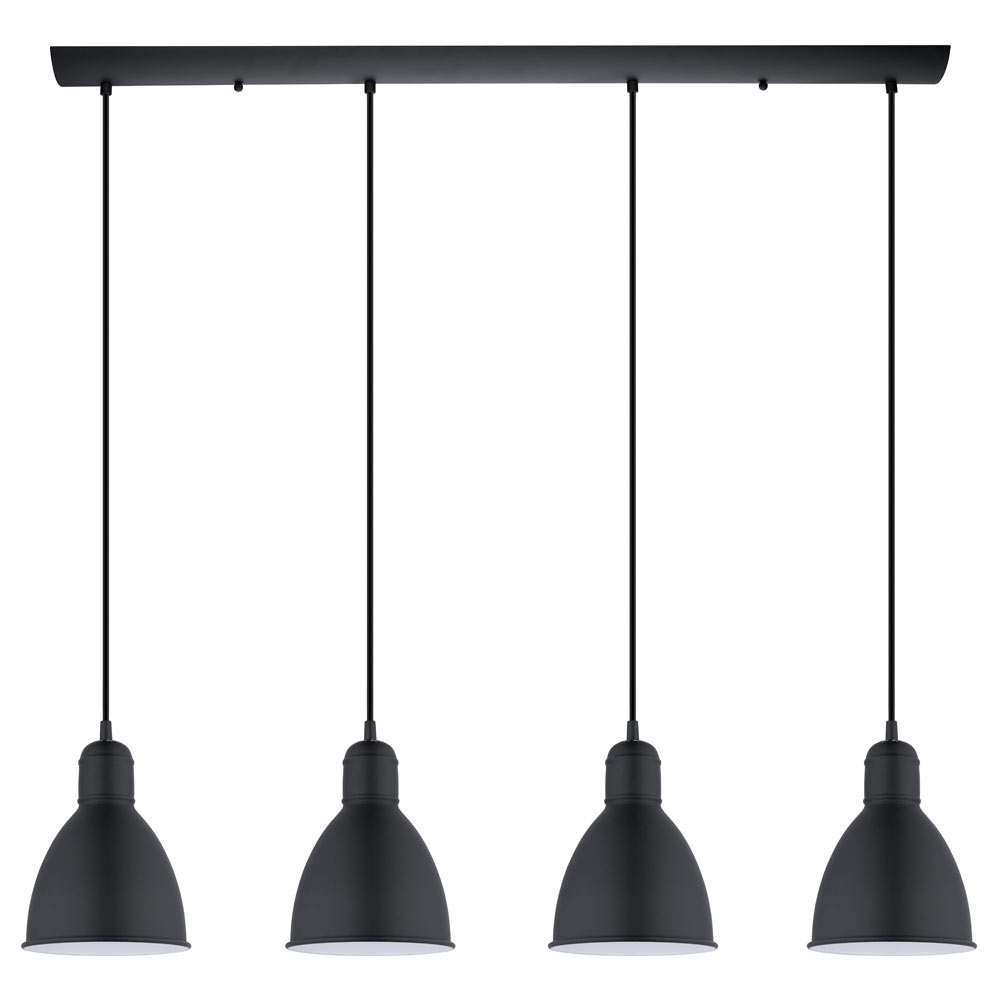 Priddy four light black (P821B)