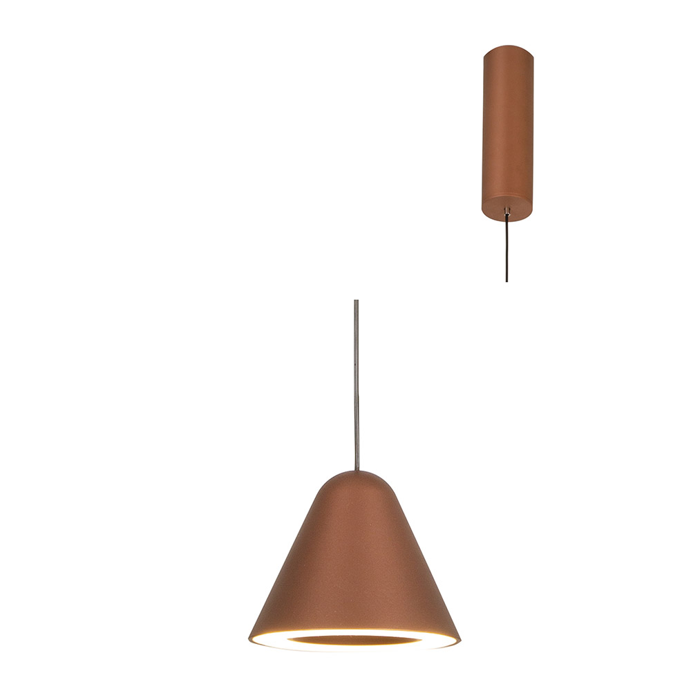 Copper Pendant Pure Aluminium 11W LED 3000K (P9001)