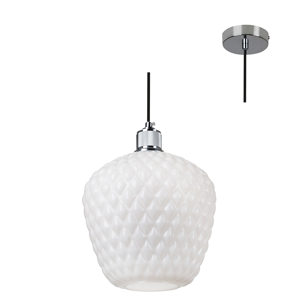White Oslo Pendant (P905W)