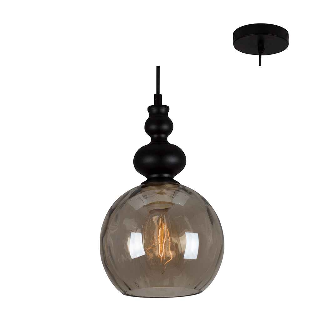 Victoria pendant amber E27 40W (P916)
