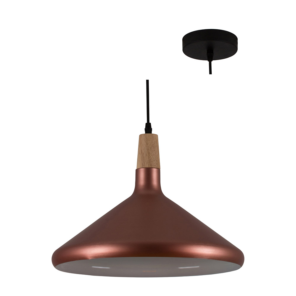 Aurelia pendant copper E27 40W (P945C)