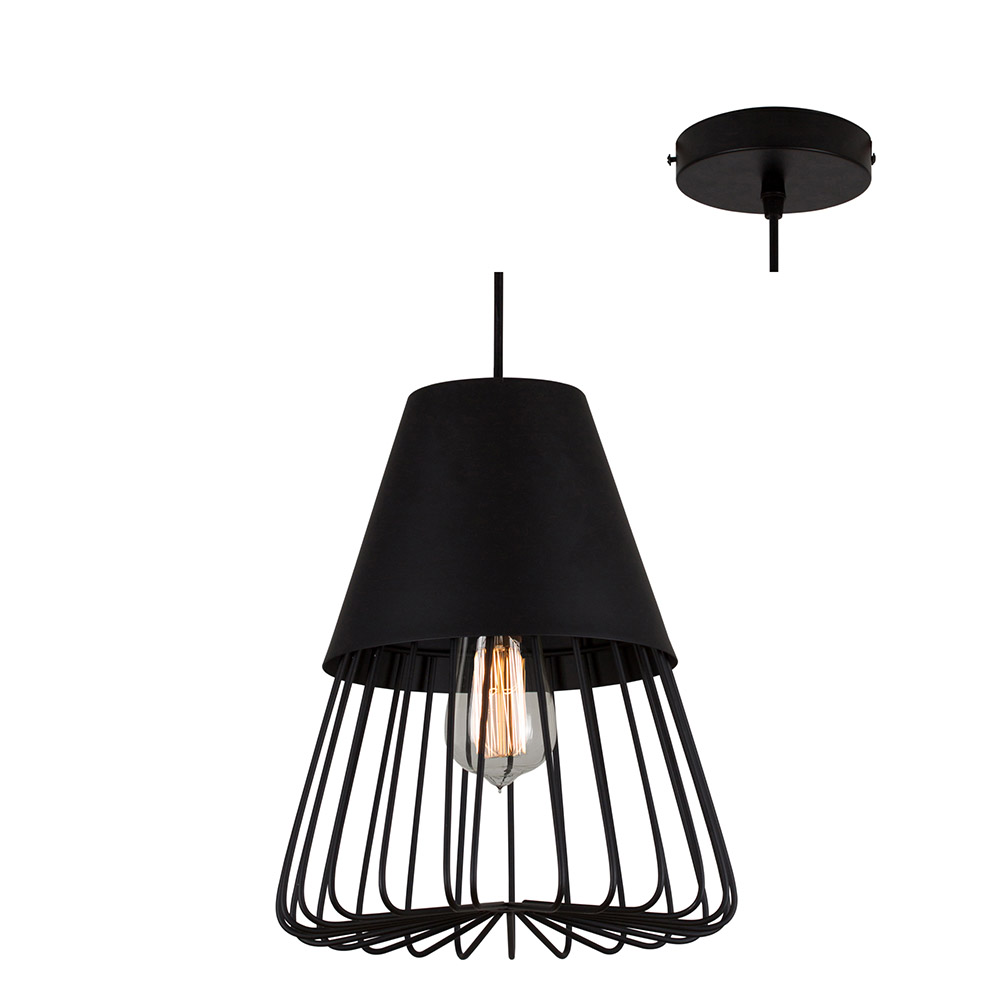 Nara pendant black E27 40W (P947)