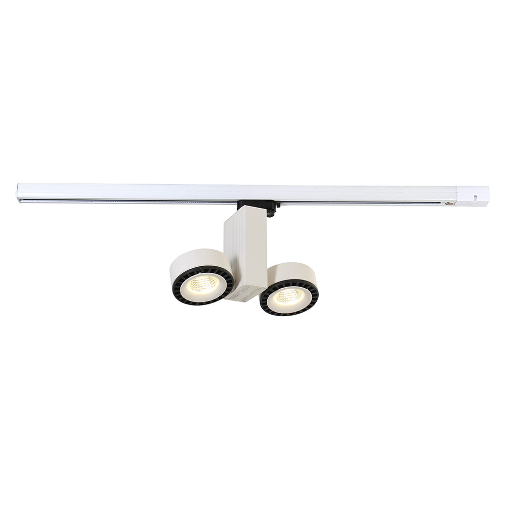 Xin LED Track Spot 3Circuit 2x25w 4000K (PR360)