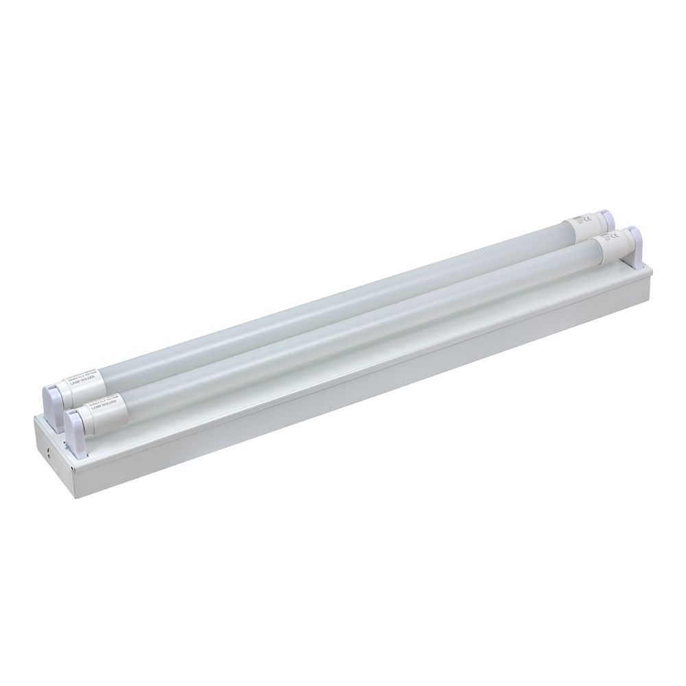 Open channel wired for 2 x 9W T8 LED (PR39L)