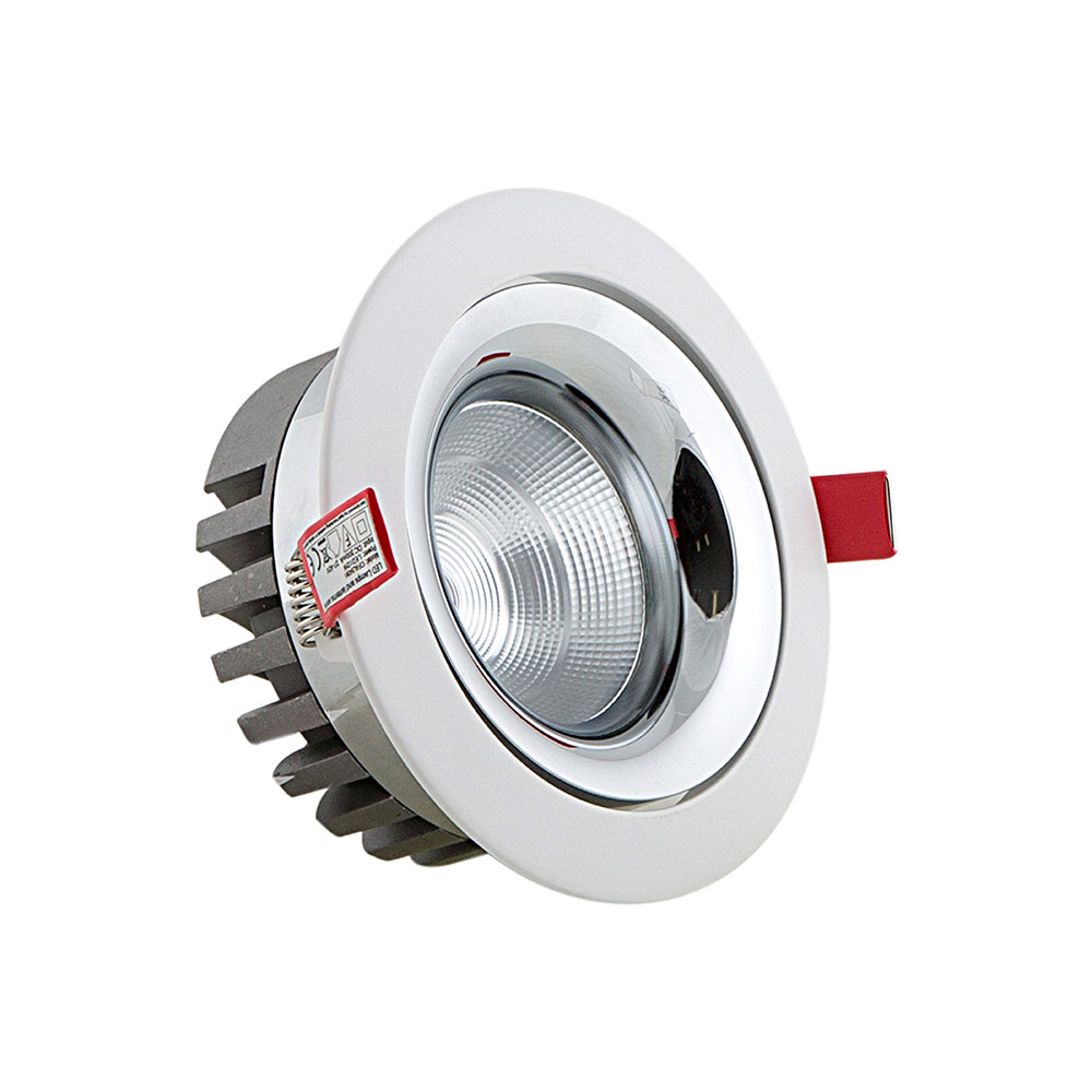 LED D/Light 12w Chrome/Ivory White 4000K (PR461)