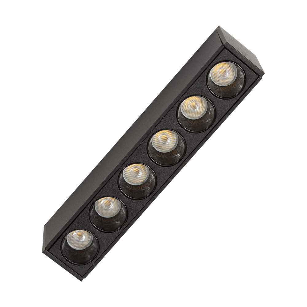 MG Magnetic 6W Track Spot Black (PR721)