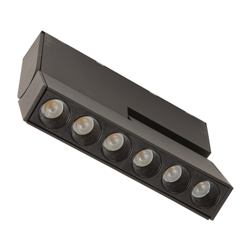MG Magnetic 6W Adjustable Track Spot Black (PR724)