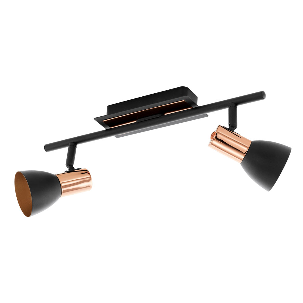 Barnham spot 2 lights black copper (S154)