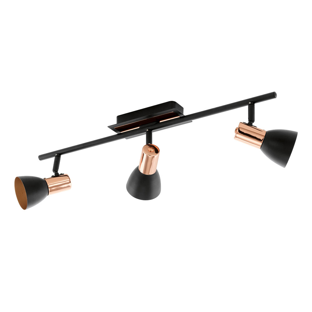 Barnham spot 3 lights black copper (S155)