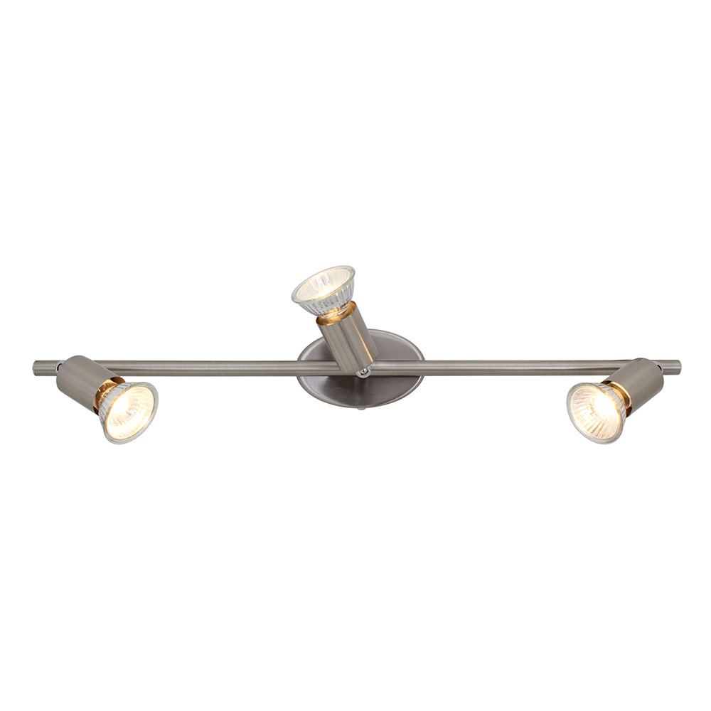 Buzz 3 spot bar GU10 satin chrome (S216SC)