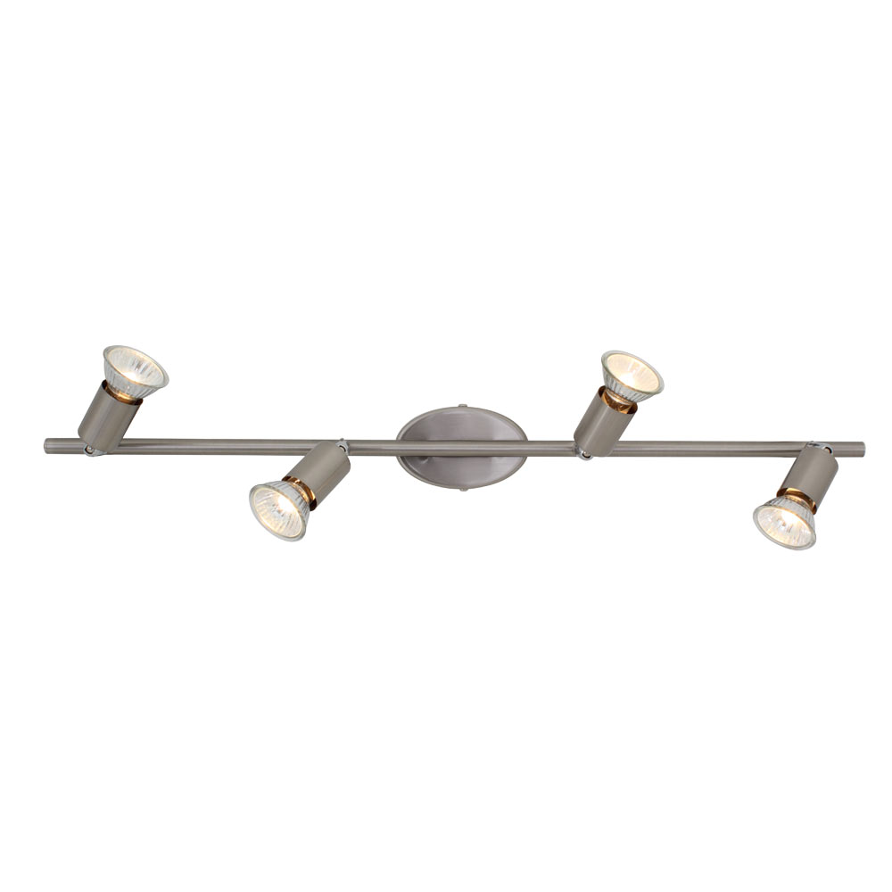 Buzz 4 spot bar GU10 satin chrome (S217SC)