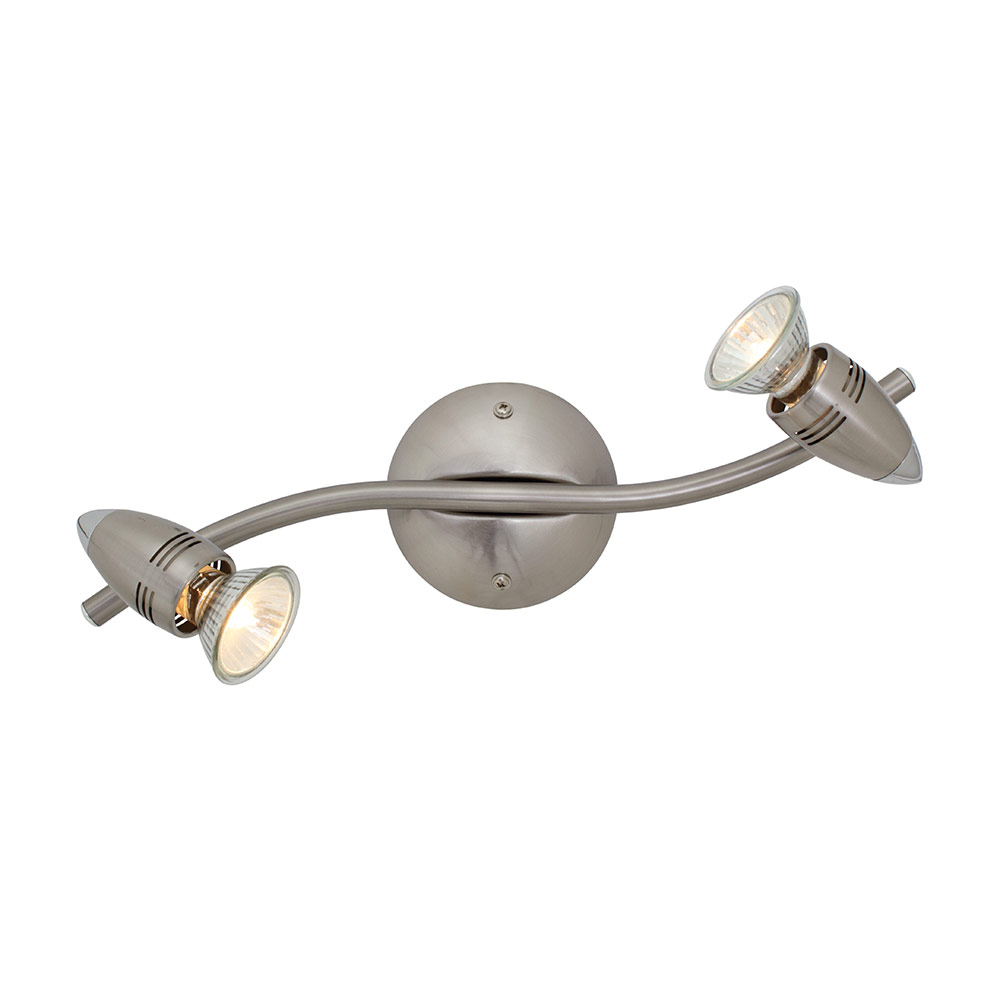 Magnum 2 spot bar R50W GU10 satin chrome (S220SC)