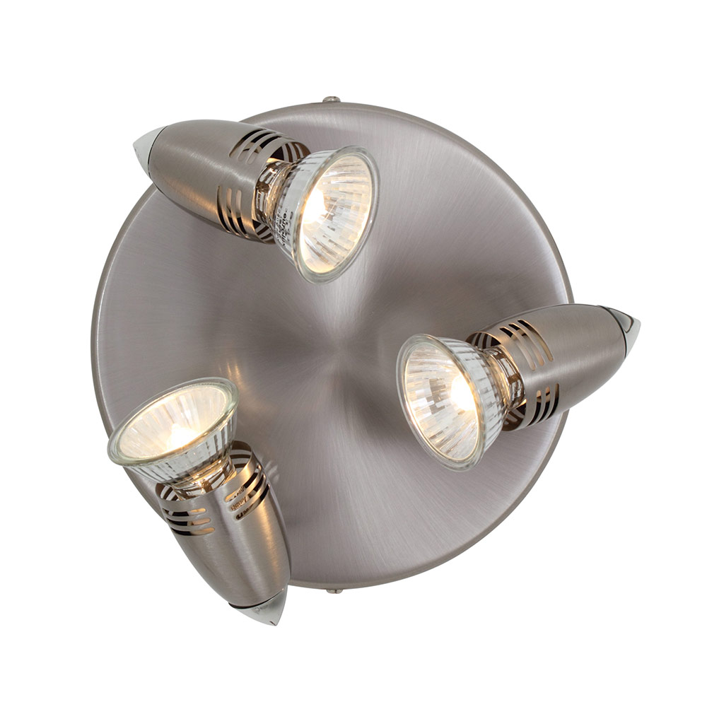 Magnum 3 spot plate satin chrome (S222SC)