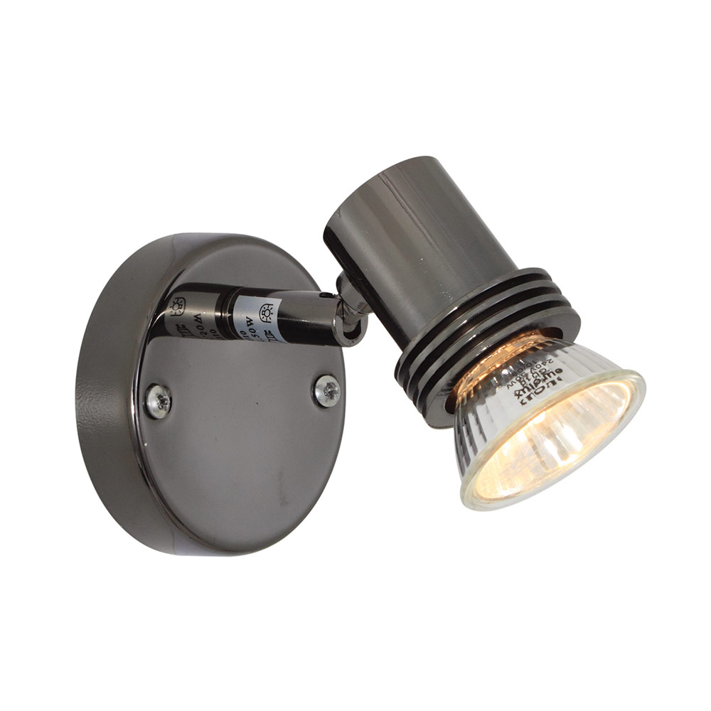 New mini spot 1 light GU10 gun metal (S27)