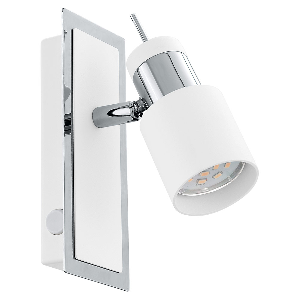 LED Davida 1LT Spot - Chrome/White (S371)
