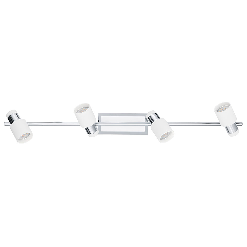 Davida LED 4 lights bar chrome / white (S374)