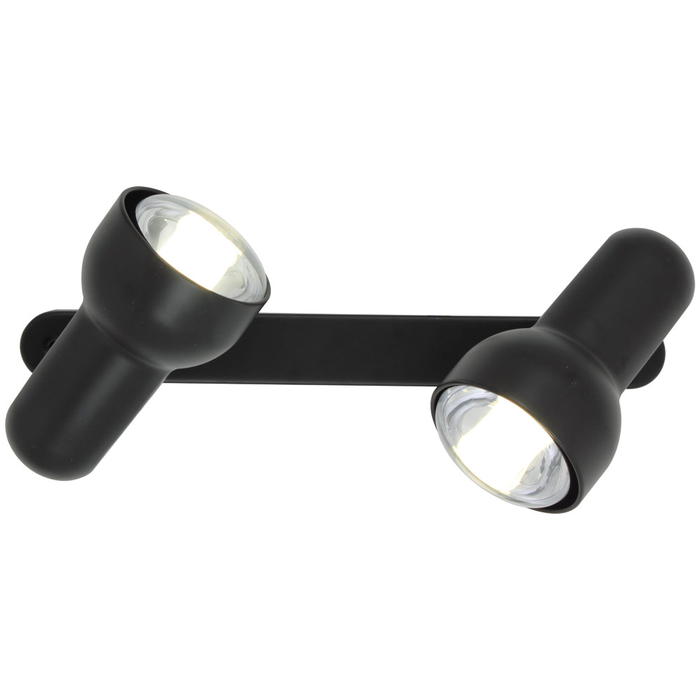 Spot turbo 2 lights R80 black (S42B)