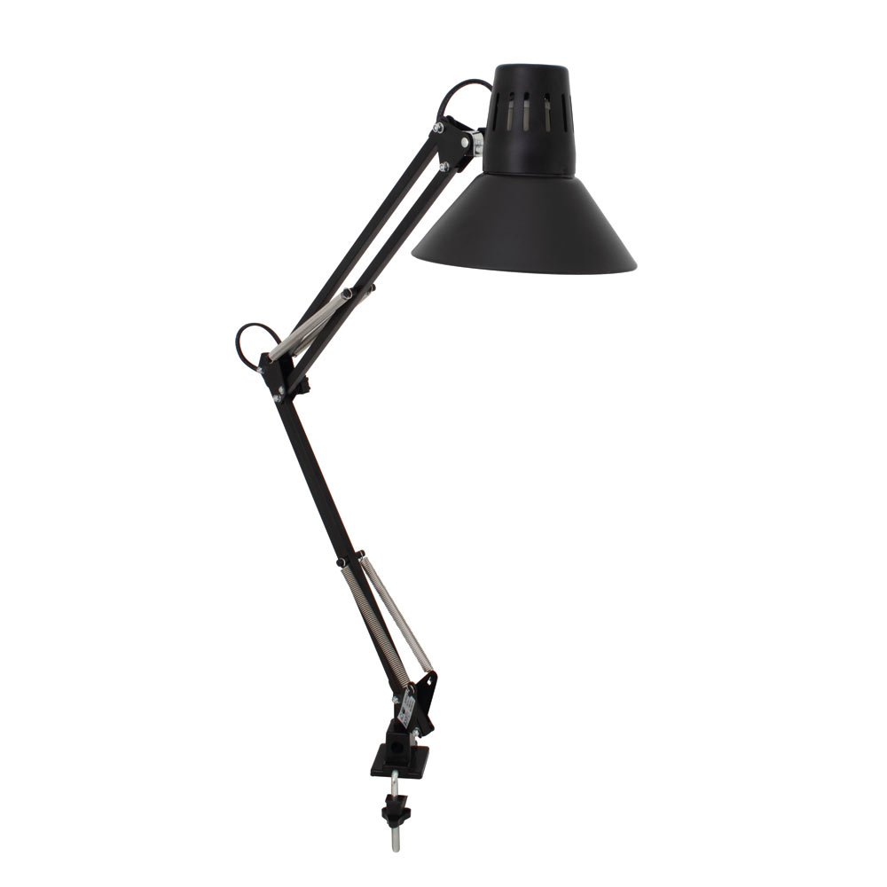 Study lamp including clamp black - Study lamp incl. clamp black, T20B. (T20)