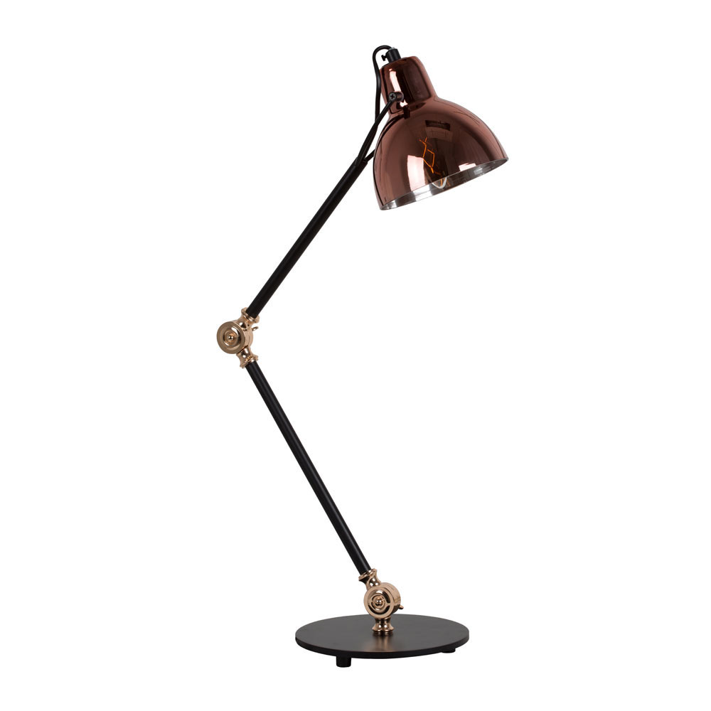 Siena Table Lamp Adjustable Black & Copper (T550C)
