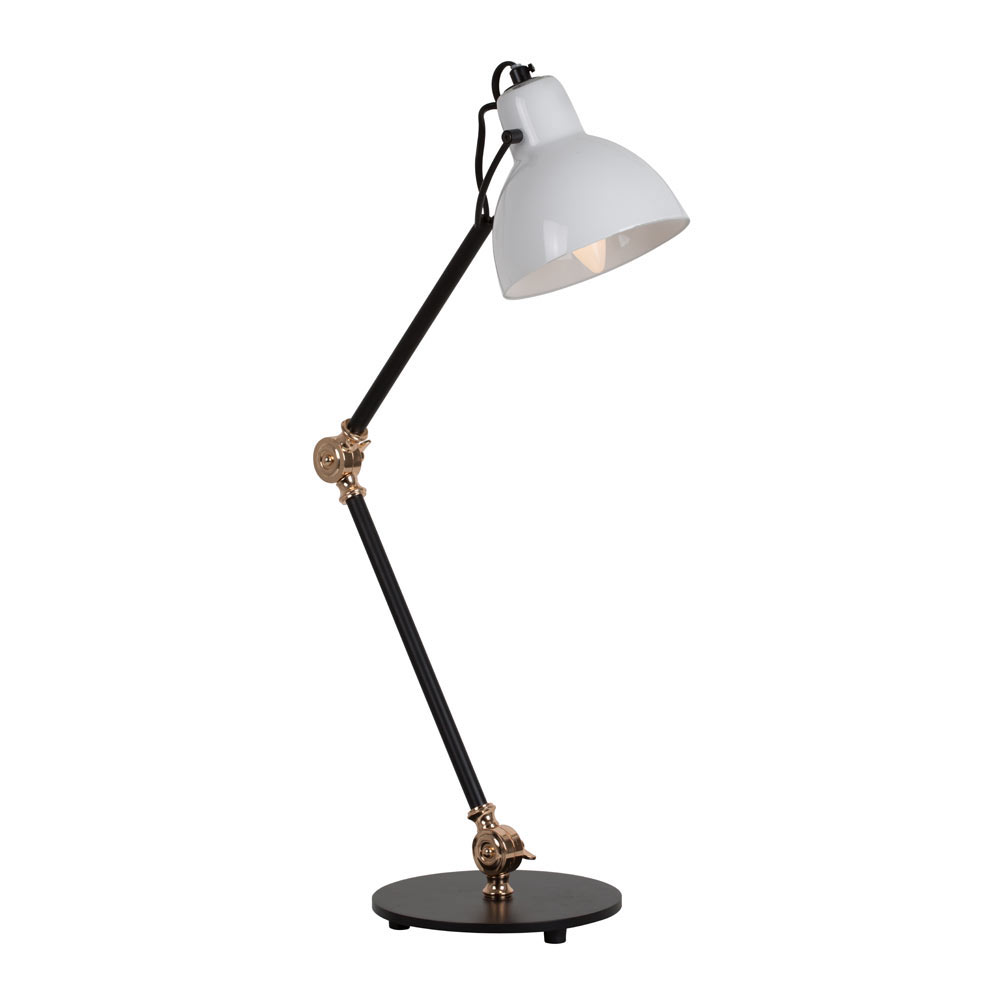 Siena Table Lamp Adjustable Black & Opal (T550OP)