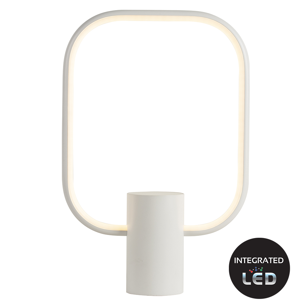 White Aurora Table Lamp (T602W)
