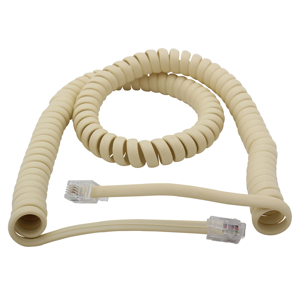 Venus Telephone Spiral Cord Male to Male (TA16)