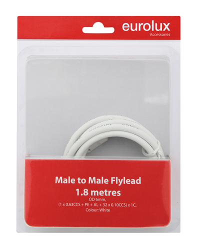 Male to Male Coaxial Flylead (TA29)