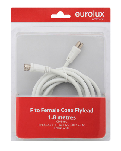 F-Type to Female Coaxial Flylead (TA34)