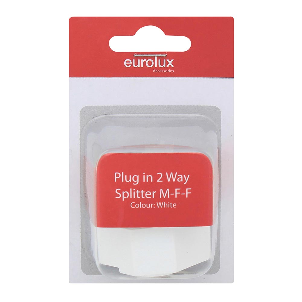 Female to 2 x Male Connector - Coaxial 2-Way Splitter (TA40)