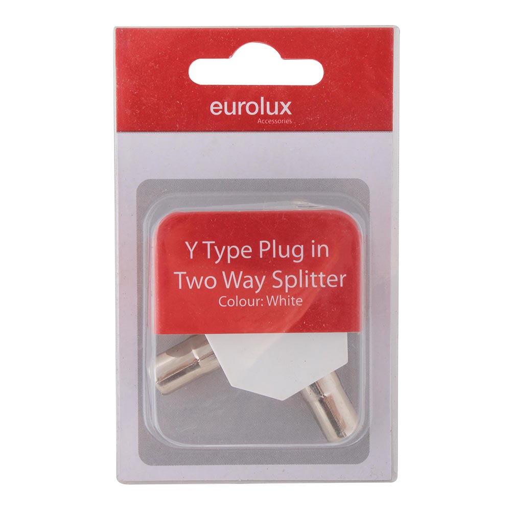 Female to 2 x Male Connector - Coaxial 2-Way Splitter (TA41)