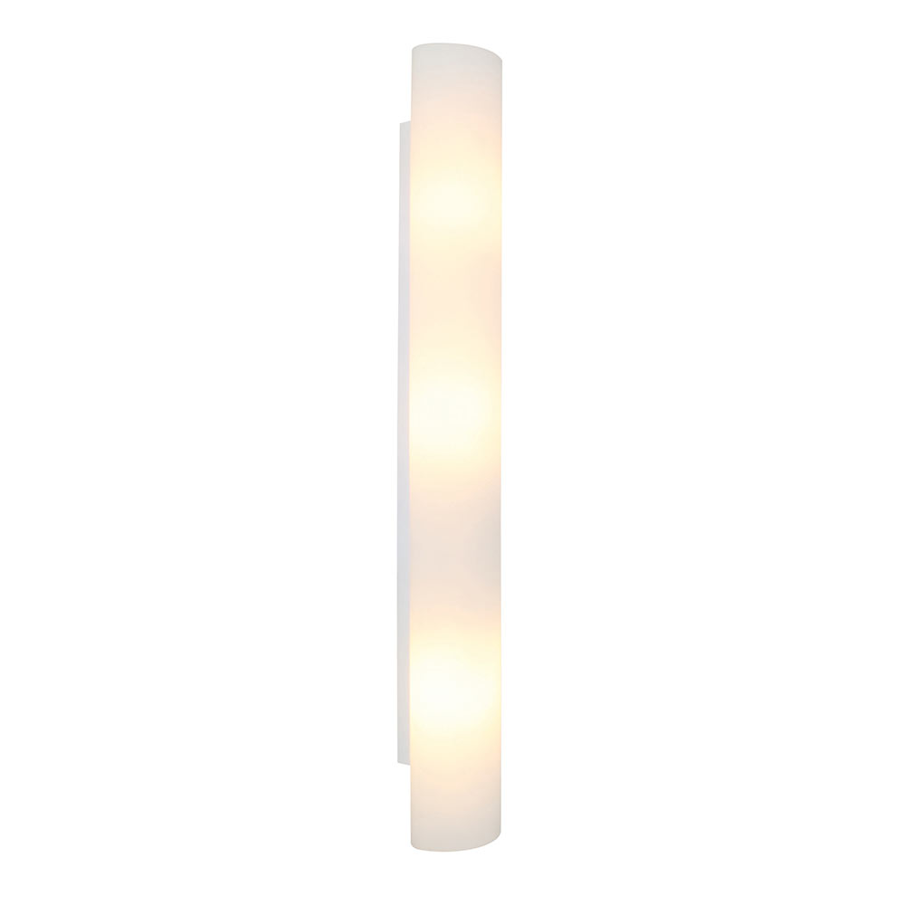 Zola Wall Light - ZOLA WALL LAMP 3LT TUBULAR OPAL GLASS, W135. (W135)