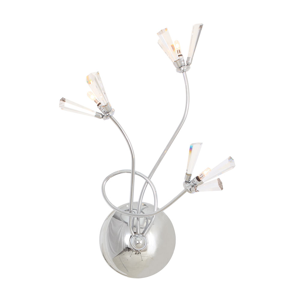 Egyptian Crystal Wall Light - WALL LAMP EGYPTIAN CRYSTAL 2x20w, W236. (W236)