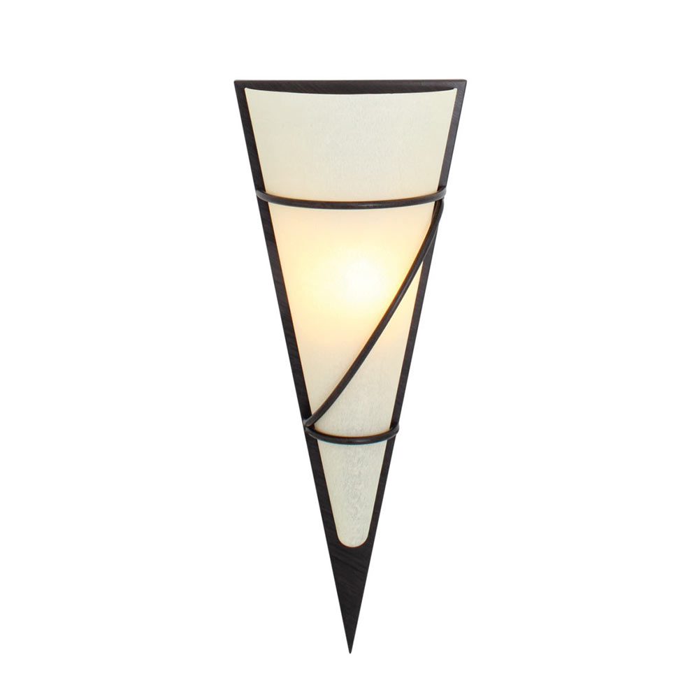 Pascal 1 Wall Light E14 60W - PASCAL 1 WALL LAMP E14 60W ANT.BRN, W286. (W286)