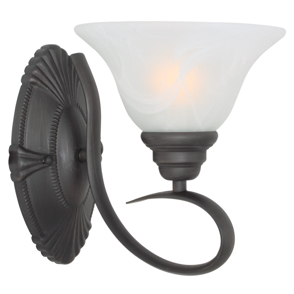 Agrimony Wall Light - AGRIMONY WALL LAMP 1LT E27 ANT.GOLD, W296AG. (W296)