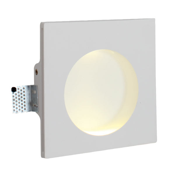 RECESS WALL LIGHT 20 X 20 X 5.5 cm (W387)