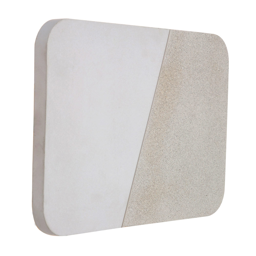 Sandstone Wall Light - WALL LAMP 300 x 200 x 46 WHITE SANDSTONE, W525. (W525)