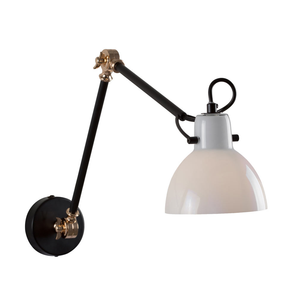 Siena Wall Light Adjustable with Opal Glass (W569OP)