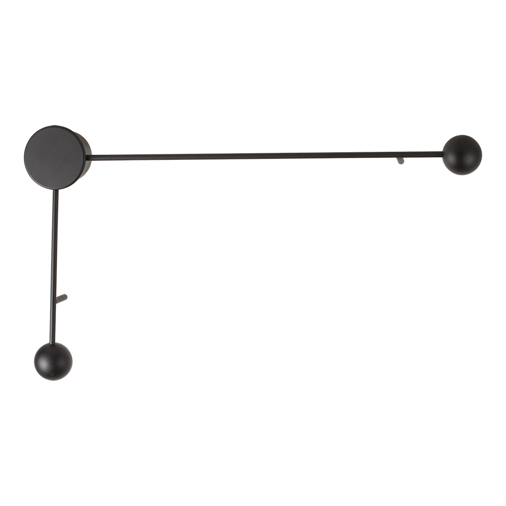 Wall Light Black Bent LED 7W 3000K (W596)