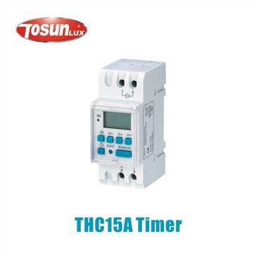 LCD Weekly Program Timer (THC-15A/THC-20A/THC-25A/THC-30A Display: LCD display Mounting:DIN rail mounting)