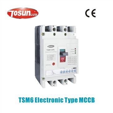 TSM6 Control Switch Electronic Adjustable Type MCCB (AC690V / TSM6-(100)125L / TSM6-(100)125M / TSM6-(100)125H / TSM6-(225)250L)