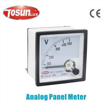 Analog Panel Meter (With Ext CT/1 Aor 5A / DC direct connection / AC direct connection / ........ / For 1-phase or 3-phase)
