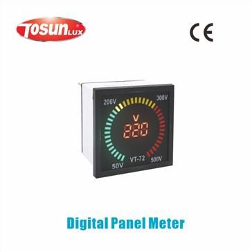 New Design Digital Panel Meter (VT-72 / AT-72 / FT-72)