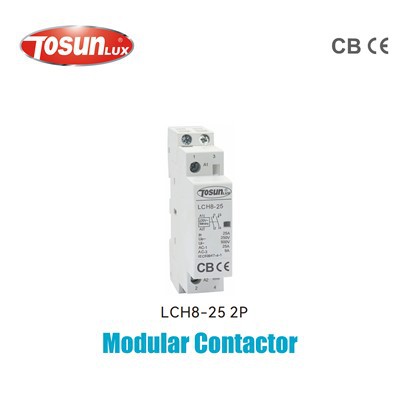 LCH8 Modular Contactor (LCH8 Current: Rated current up to 125A. Standards: Complies with IEC/EN61095 and IEC60947-4-1 standards.)