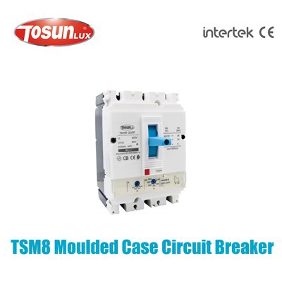 moulded case circuit breaker TSM8 (TSM8-100,TSM8-160,TSM8-250,TSM8-400 and TSM8-630 Rated current:16A~1600A)