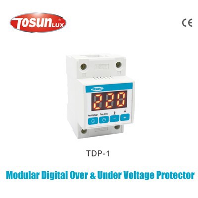 Modular Digital Over & Under Voltage Protector (Number of Poles / Rated Voltage / Rated Current / Loading Power (kVA) / Over Voltage Cut-Off Value (VAC))