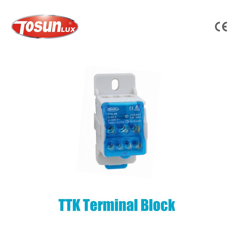 TTK Terminal Block (TTK Rated Current: 80A/125A/160A/250A/400A/500A)