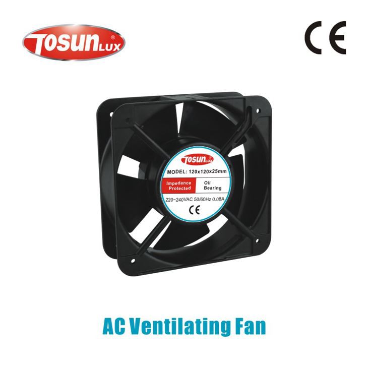 Square AC Ventilating Fan ((V) / 120×120×25mm / 120×120×38mm / 150×150×50mm / 200×200×60mm)
