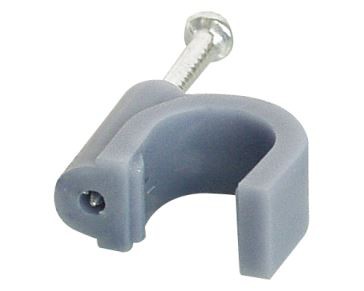 Cable Clip with Nail (R-3.5MM / R-4MM / R-5MM / R-6MM / R-7MM)
